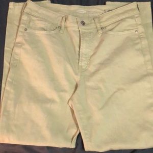 high rise straight old navy jeans